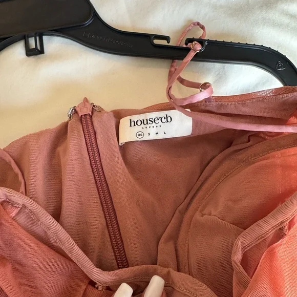 House of CB Blush Pink Strapless Dress - Picture 4 of 5